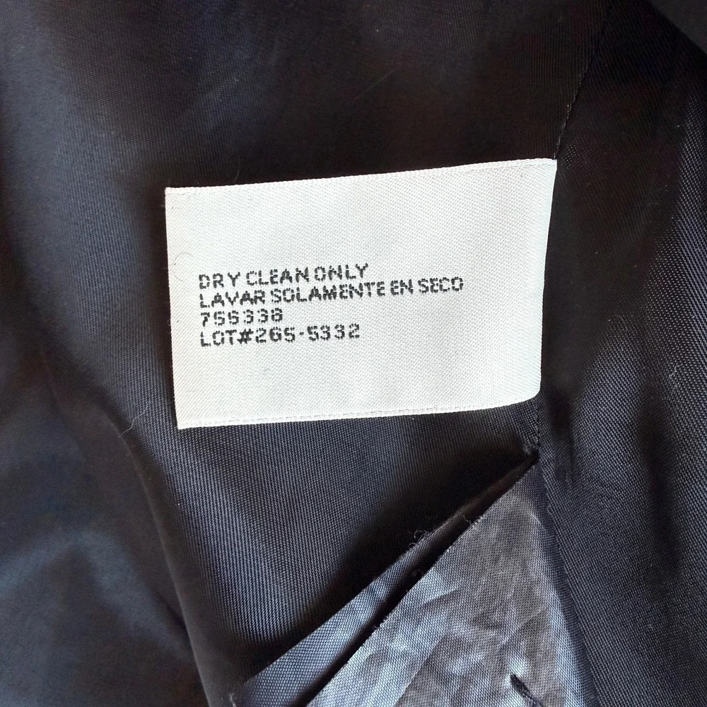 St Johns Bay Petite XL Charcoal Gray Wool Blend Hooded Zip‎ Front Jacket Coat - Picture 7 of 7